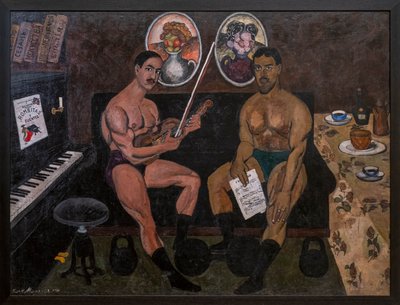 Autoportrait et portrait de Piotr Konchalovsky - Ilya Ivanovich Mashkov