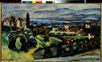 Vue de la ville de Nervi (Italie) - Ilya Ivanovich Mashkov