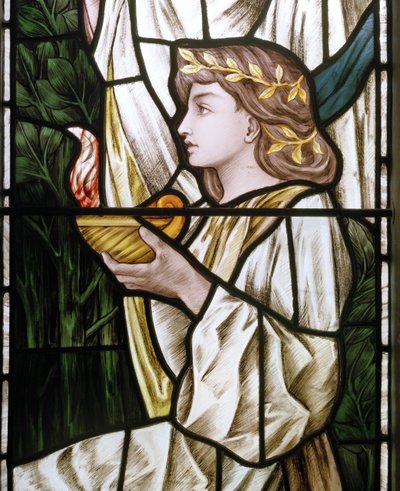 Waterford, Saint Michael et Tous les Anges, Heaton Butler & Bayne, Selwyn Image, Les Vierges sages et folles (détail) - Image Selwyn