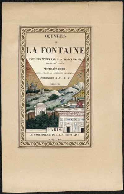 Fables de La Fontaine, 1837-1839 - Imam Bakhsh Lahori