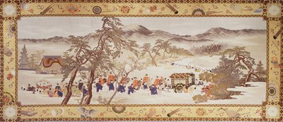 Procession de festival, c.1890-93 - Imao & Yugyo Morizumi (1856 1928) Keinen