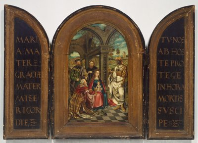 Adoration des Mages, probablement XVIIe siècle - Imitator of Netherlandish