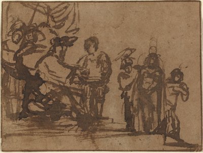 Le Christ devant Pilate - Imitator of Rembrandt van Rijn