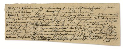 Manuscrit autographe, en allemand, notes sur la philosophie et l