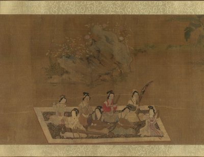Dame Su Hui et son puzzle de vers, 16ème siècle - In the style of Qiu Ying