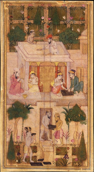 Faire des livres dans un jardin - Indian Art