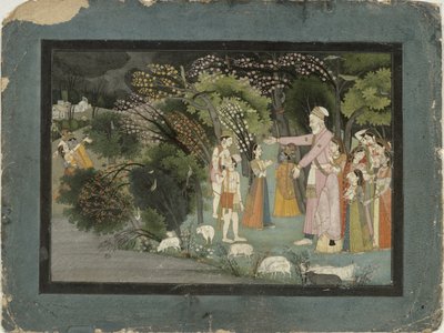 Nanda demandant à Radha d