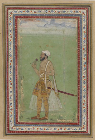 Un dignitaire moghol, vers 1640 - Indian School