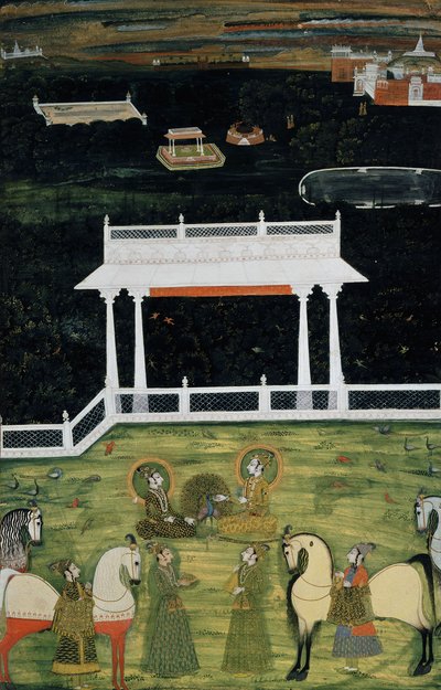 Un paradis princier, c. 1750-1760 - Indian School