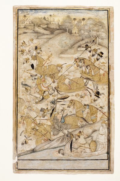 Une bataille menée par des Européens - Indian School
