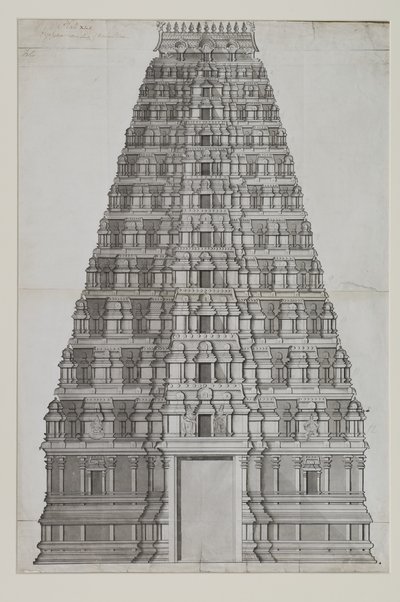Un gopuram à douze étages - Indian School