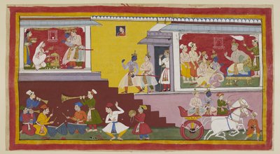 Add 15296 (1) f.14r, À droite, Dasaratha dit encore à Rama qu