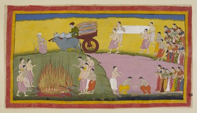 Le corps de Dasaratha a été retiré du chaudron d