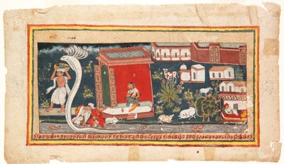Le bébé Krishna est emmené en sécurité - Indian School