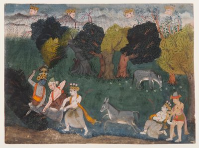 Balarama tue le démon âne, page d