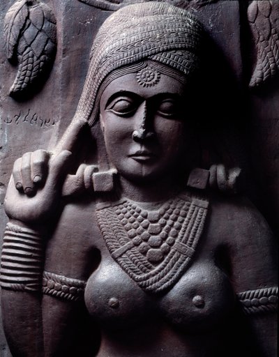 Sudarsana Yakshini (détail) - Indian School