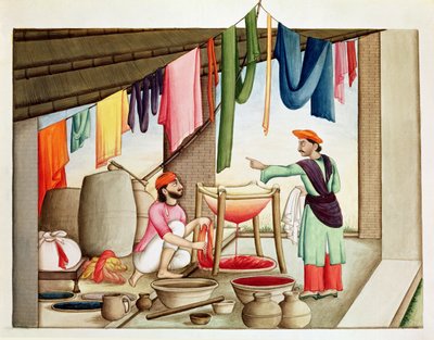 Teinturier en Inde - Indian School