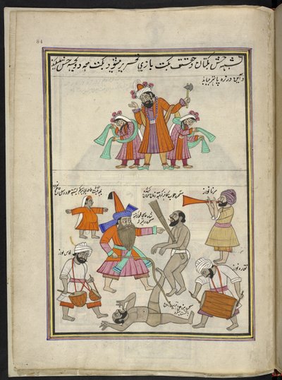 Artistes, 86 dessins reliés en un volume représentant des métiers et occupations au Cachemire, les artisans sont montrés au travail avec leurs outils et équipements, par un artiste du Cachemire, probablement à Srinagar, vers 1850-60 - Indian School