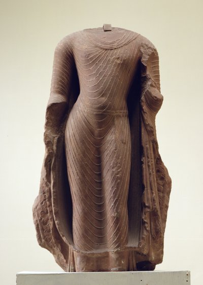 Figure de Bouddha debout, Jamalpur, Mathura - Indian School