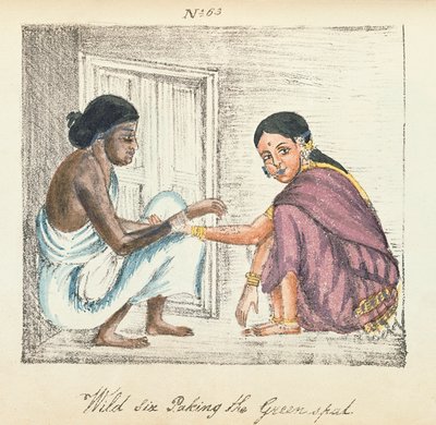 Voyante et femme, de 