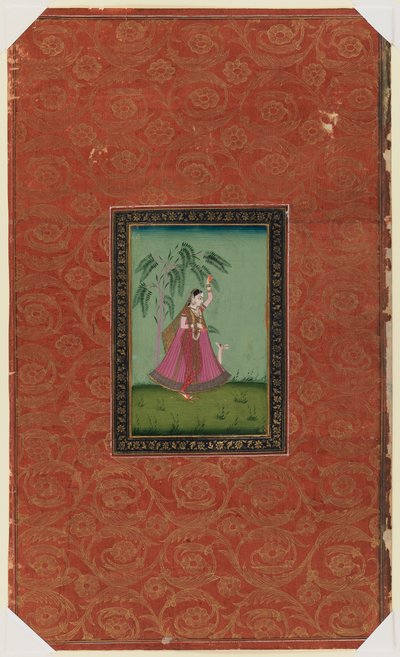 Fille avec un cerf, 1875-1900 - Indian School