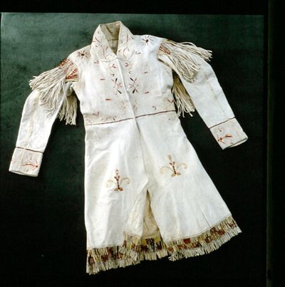 Manteau décoré de J.J. Audubon (1785-1851) - Indian School