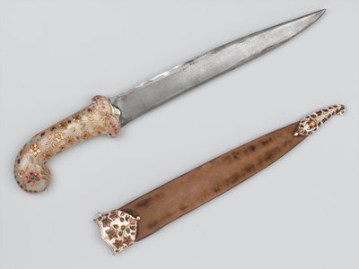 Khanjar ayant appartenu à Tipu Sultan, pris à Seringapatam, vers 1799 - Indian School
