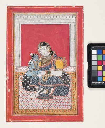 Krishna et Yashoda - Indian School