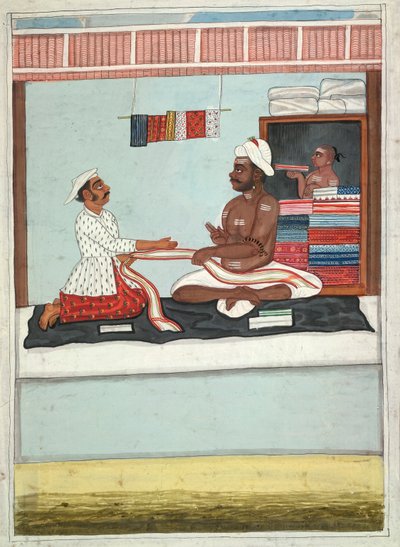 MS Add.Or.2531 Marchand de tissus, c.1800 - Indian School