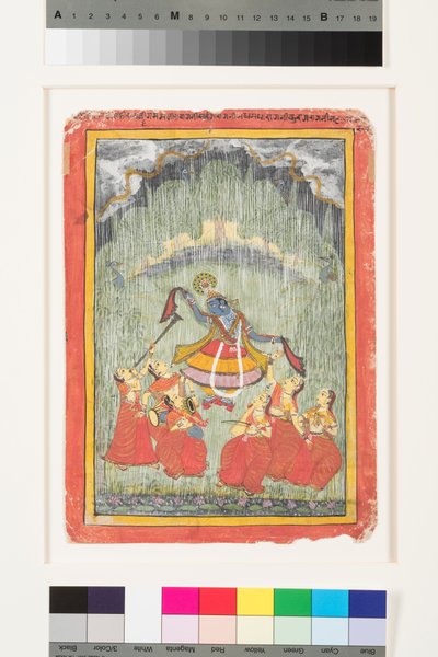 Megh Malar Raga, vers 1720 - Indian School