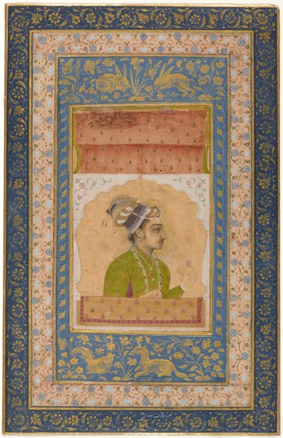 Portrait miniature de Dara Shikoh, c.1640 - Indian School