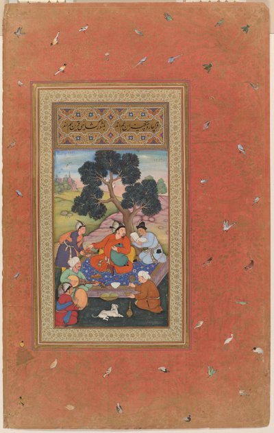 Chef mongol et ses assistants, folio de l