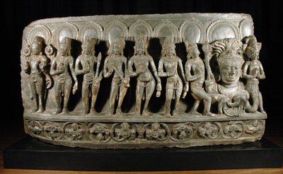 Navagraha, vers 950-1000 (détail) - Indian School