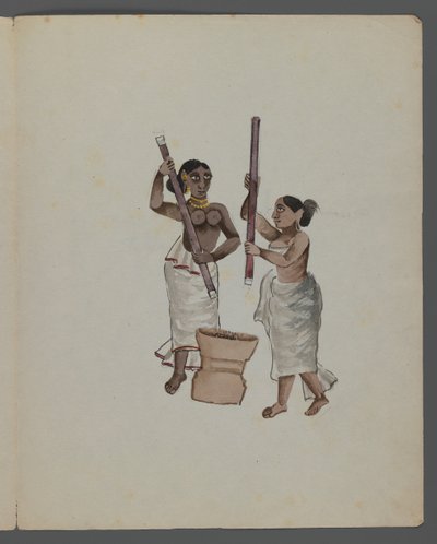 Une des neuf images montrant des Indiens dans différentes professions - Indian School