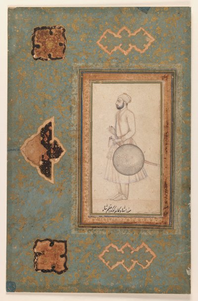 Portrait de Kuka Azam Shah, c.1640 - Indian School