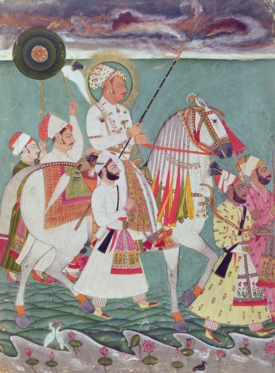 Portrait du Maharajah Ajit Singh de Jodhpur (1678-1724) - Indian School
