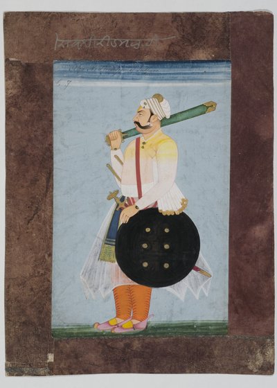 Portrait du chef Rathor Ridmal - Indian School