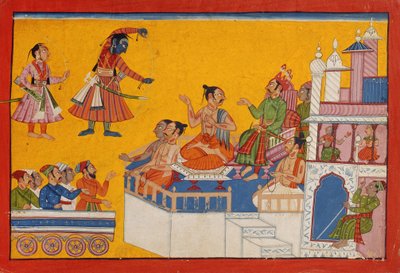 Rama tend son arc, c.1700 - Indian School