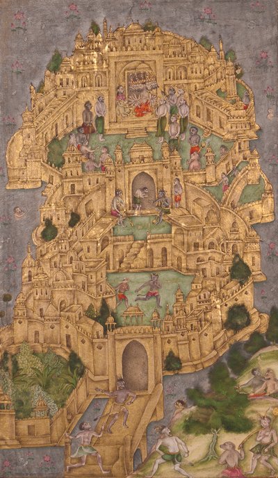 La citadelle dorée de Ravana à Lanka - Indian School