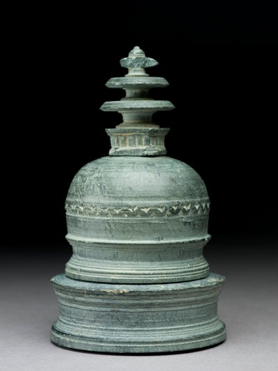 Reliquaire en forme de stupa - Indian School