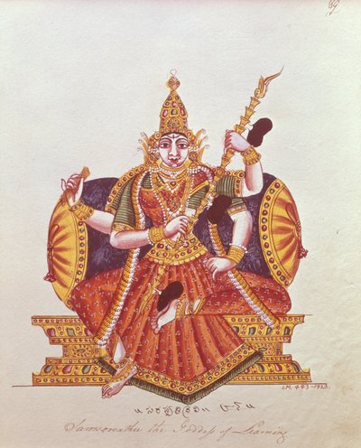 Saratheswathee, déesse hindoue de l