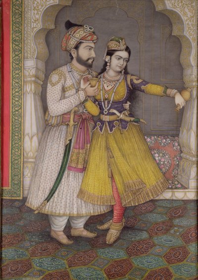 Shah Jahan et Qudsia Begum : la Begum verse le vin, Kalam - Indian School