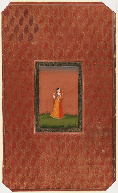 Femme debout, 1875-1900 - Indian School
