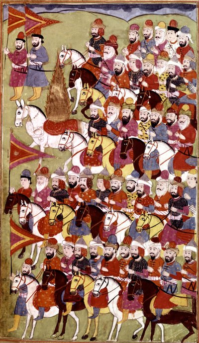 Histoire du Prophète Muhammad, Hamla-i-Haydari, par Mirza Muhammad Rafi Bazil, 1808 - Indian School