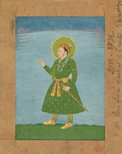 Le 4e empereur moghol Jahangir (r. 1605-1627), début du XVIIe siècle - Indian School