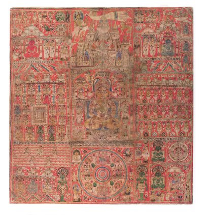 Les Mondes des Dieux et des Sauveurs : Vividh Tirtha-patta - Indian School