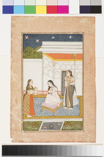 Vilaval Ragini de Hindol, vers 1745 - Indian School