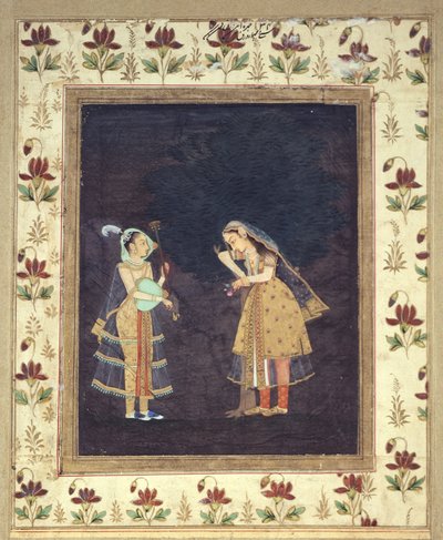 Femme écoutant de la musique - Indian School