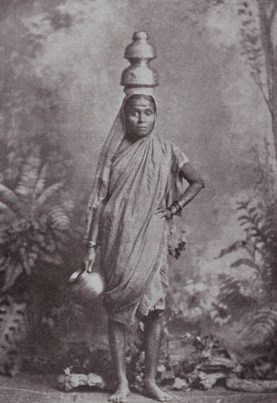 Bombay / Mumbai : La laitière (photo n/b) - Indian photographer