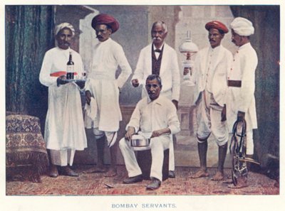Indigènes indiens : domestiques de Bombay - Indian photographer